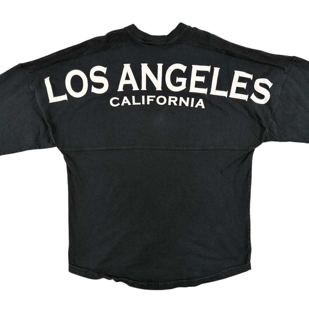 Spirit Jersey Shirt Adult One‎ Size Black Los Angeles California USA Classic L/S